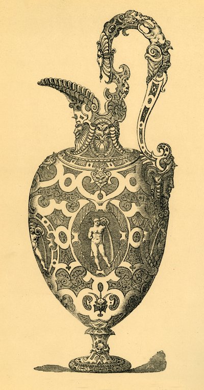 التصميم الأصلي لمزهرية أو إبريق ، 1881. بواسطة غير معروف