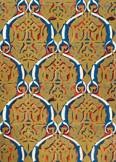 زينة في لوحات ، ديوان المسجد ، 1907. بواسطة غير معروف