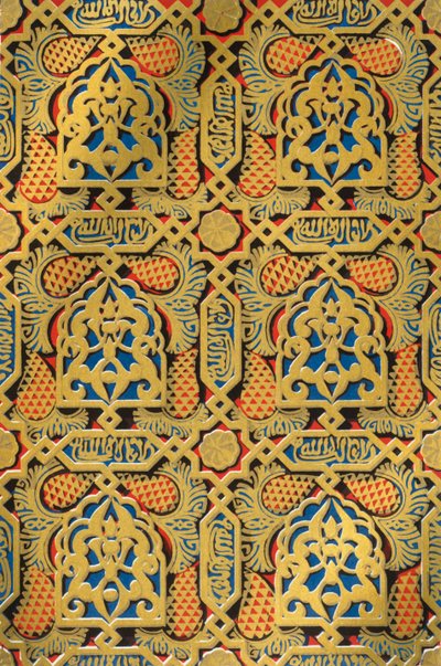 زخارف على لوحات ، قاعة السفراء ، 1907. بواسطة غير معروف