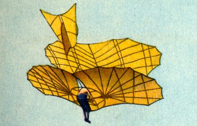 طائرة شراعية أوتو ليلينتال ، 1890 ، 1932. بواسطة غير معروف