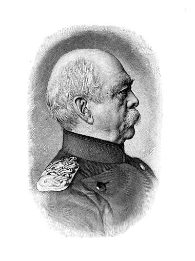 أوتو فون بسمارك ، رجل دولة ألماني ، 1885 بواسطة غير معروف