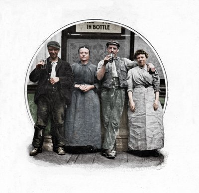 خارج منزل عام ، لندن ، c1903 1903 بواسطة غير معروف