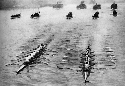 سباق أكسفورد وكامبريدج للقوارب ، لندن ، 1926-1927 بواسطة غير معروف