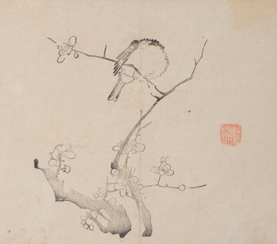 صفحة من Shi Zhu Zhai Shu hua pu. بواسطة غير معروف