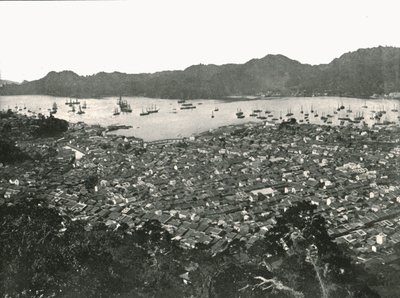 منظر بانورامي للمدينة ، ناغازاكي ، اليابان ، 1895. بواسطة غير معروف