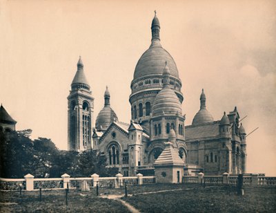 باريس. - بازيليك القلب المقدس عام 1910. بواسطة غير معروف