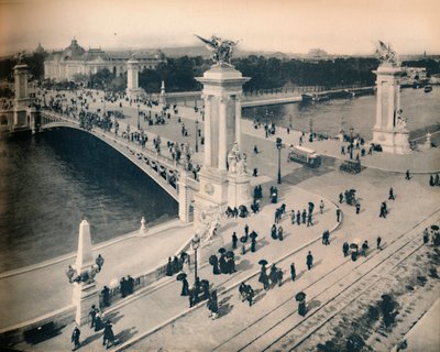 باريس. - جسر الإسكندر الثالث. - ليرة لبنانية ، c1910. بواسطة غير معروف