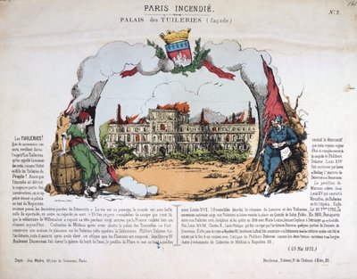 باريس إنسيندي ، 1871 بواسطة غير معروف