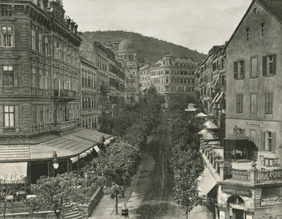 Parkstrasse ، كارلسباد ، تشيكوسلوفاكيا ، 1895. بواسطة غير معروف