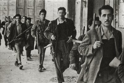 أنصار في تشيزينا ، إميليا رومانيا ، إيطاليا ، أكتوبر 1944 (b / e photo) بواسطة غير معروف