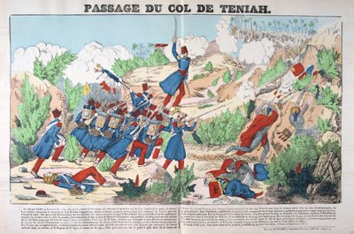 ممر العقيد تينيا ، غزو الجزائر ، 12 مايو 1840 ، فرنسا 19 ج بواسطة غير معروف