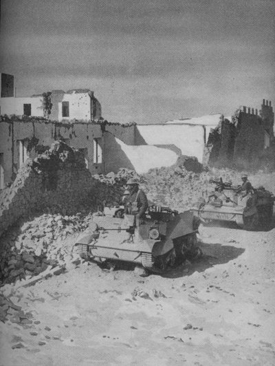 معقل Grazianis الممزق السابق يقع على طريق الفاتحين ، 1941. بواسطة غير معروف