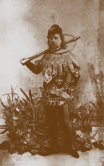 بافيل جيردت مثل الأمير Siegfried في بحيرة الباليه سوان ، سانت بطرسبرغ ، 1895 بواسطة غير معروف
