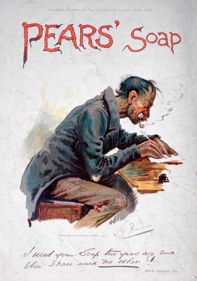 إعلان صابون الكمثرى ، 1894 بواسطة غير معروف