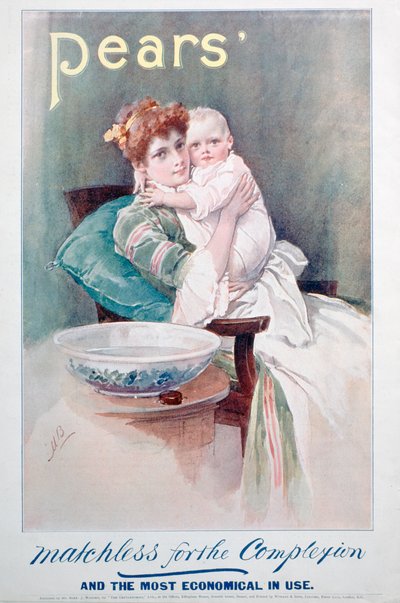 اعلان صابون الكمثرى 1900 بواسطة غير معروف