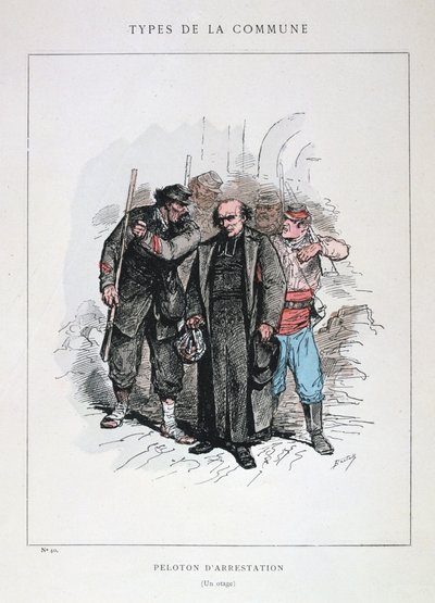 فصيلة الاعتقال ، كومونة باريس ، 1871 بواسطة غير معروف