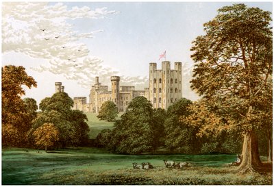 قلعة بنرين ، Caernarvonshire ، ويلز ، منزل اللورد بنرين ، c1880 بواسطة غير معروف