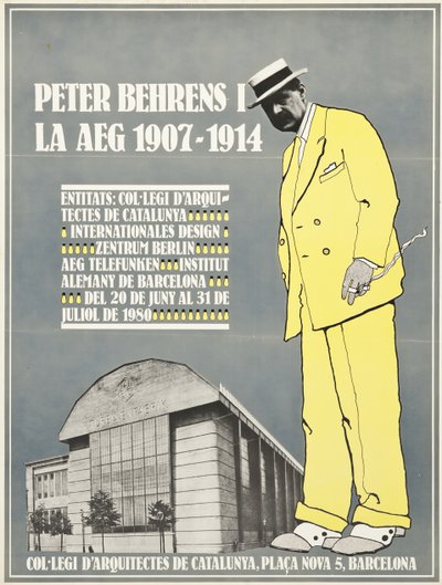 بيتر Behrens وملصقات AEG 1907-1914 بواسطة غير معروف