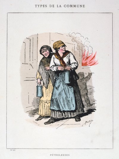 بتروليوس ، كومونة باريس ، 1871. بواسطة غير معروف