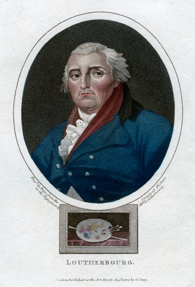 فيليب جيمس دو لوثربورغ ، رسام فرنسي ، 1814 بواسطة غير معروف