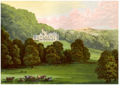 Philiphaugh ، Selkirkshire ، اسكتلندا ، منزل Baronet Murray ، c1880 بواسطة غير معروف