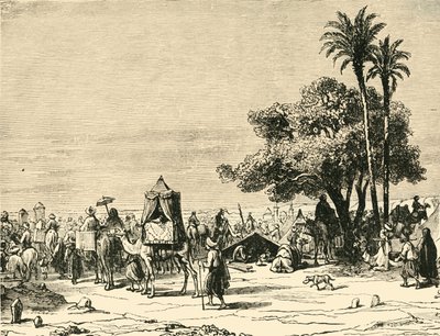 سفر الحجاج إلى مكة ، 1890. بواسطة غير معروف