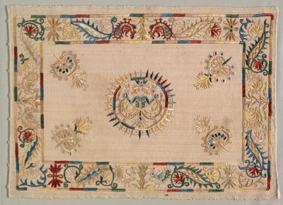 غطاء وسادة ، 1600s - 1700s. بواسطة غير معروف