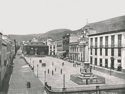 بلازا دي لا كانديلاريا ، سانتا كروز دي تينيريف ، جزر الكناري ، إسبانيا ، 1895. بواسطة غير معروف