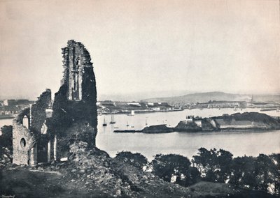 بليموث - جزيرة Drakes ، من جبل Edgcumbe ، 1895 بواسطة غير معروف