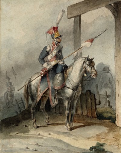 chevauleger البولندي للحرس الإمبراطوري الفرنسي ، حوالي 1808 بواسطة غير معروف