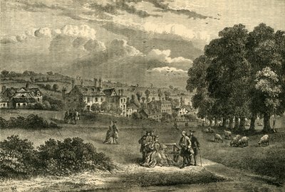 شارع بوند ، هامبستيد ، عام 1750 ، c1876. بواسطة غير معروف