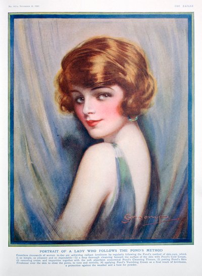 إعلان بوندز كريم ، 1928 بواسطة غير معروف