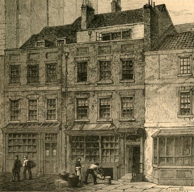 بابيز هاوس ، Plow Court ، شارع لومبارد 1860 ، 1897. بواسطة غير معروف