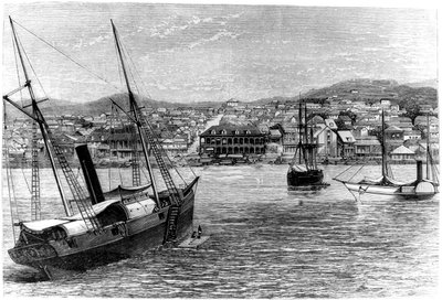 بورت أو برنس ، هايتي ، 1873 بواسطة غير معروف