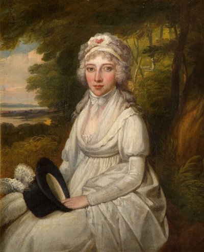 صورة لسيدة من عائلة أوسلر ، 1780-1800. بواسطة غير معروف