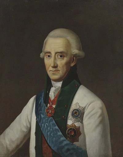 صورة للأدميرال فاسيلي شيكاجوف 1726-1809. بواسطة غير معروف