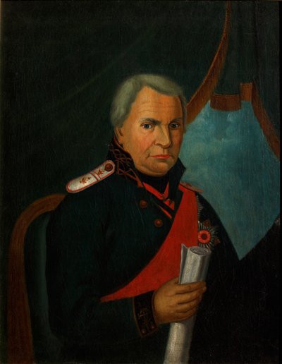 صورة ألكسندر سيميونوفيتش شيشكوف 1754-1841 ، 1820s بواسطة غير معروف