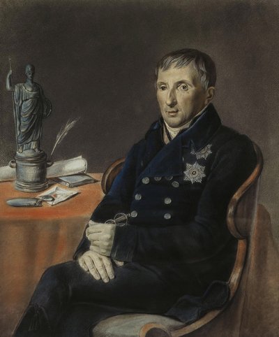 صورة أليكسي نيكولايفيتش أولينين 1763-1843 ، 1833 بواسطة غير معروف