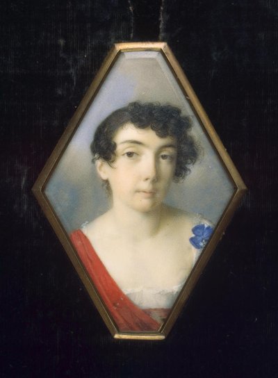 صورة لآنا ميخائيلوفنا ختروفو ، ني غولينيششفا-كوتوزوفا 1782-1846 ، كاليفورنيا 1802 بواسطة غير معروف