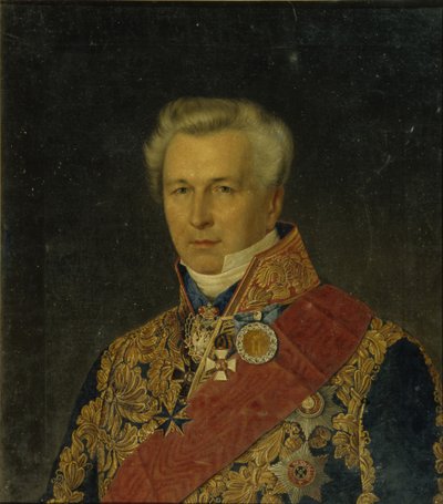 صورة للبارون ليو كارلوفيتش بود 1787-1859 ، 1850 بواسطة غير معروف