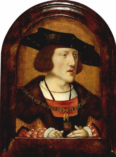 صورة لتشارلز الخامس من إسبانيا 1500-1558 ، ج. 1520 بواسطة غير معروف