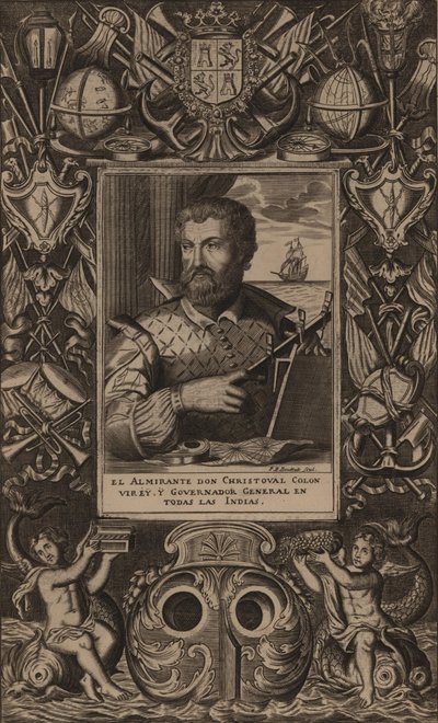 صورة كريستوفر كولومبوس ، 1625. بواسطة غير معروف
