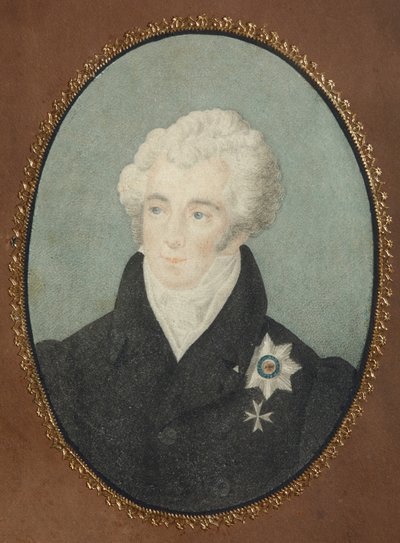 صورة للكونت ألكسندر لفوفيتش ناريشكين 1760-1826 ، الربع الثاني من القرن التاسع عشر بواسطة غير معروف
