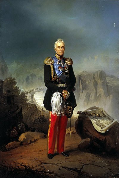 صورة للكونت ميخائيل فورونتسوف 1782-1856 ، النصف الثاني من القرن الثامن عشر. بواسطة غير معروف