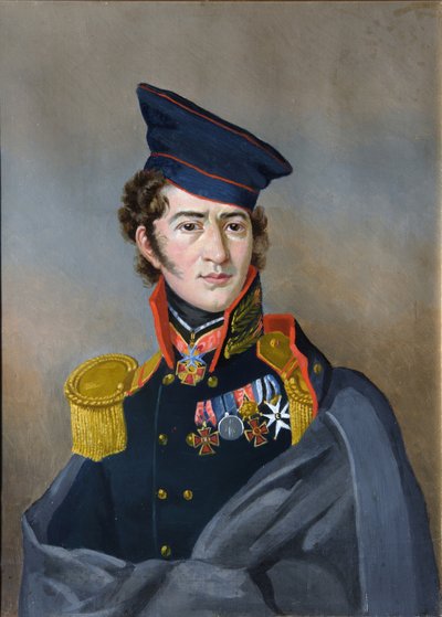 صورة دميتري أليكسيفيتش ستوليبين 1785-1826 ، أوائل القرن التاسع عشر. بواسطة غير معروف