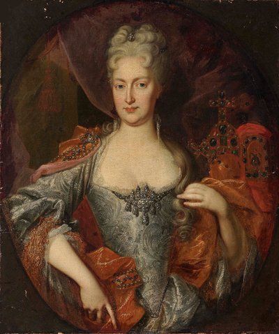 صورة إليزابيث كريستين من برونزويك ولفنبوتل 1691-1750 ، الرومانية المقدسة ... ، حوالي 1720. بواسطة غير معروف