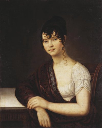 صورة إليزافيتا إيفانوفنا أوغاريفا 1784-1815 ، 1800s بواسطة غير معروف