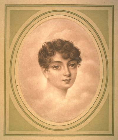 صورة لإليونور دينويل دي لا بلاين 1787-1868 ، أوائل القرن التاسع عشر. بواسطة غير معروف