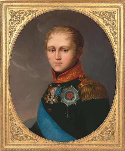 صورة للإمبراطور ألكسندر الأول 1777-1825 ، ج. 1810. بواسطة غير معروف
