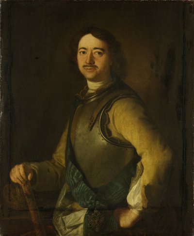 صورة للإمبراطور بطرس الأول الكبير 1672-1725 ، أوائل القرن الثامن عشر. بواسطة غير معروف